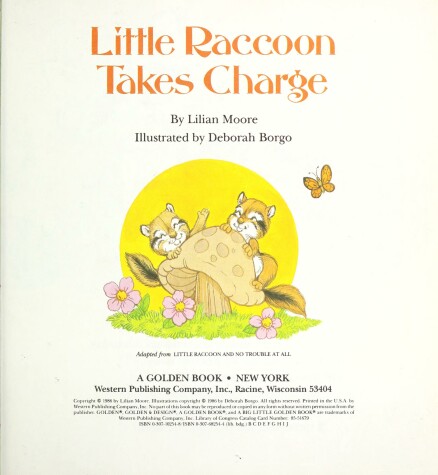 Cover of Little Raccoon Takes Charge