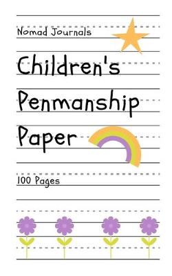 Book cover for Children's Penmanship Paper 100 Pages