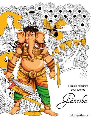 Cover of Livre de coloriage pour adultes Ganesha