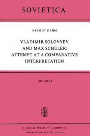 Cover of Vladimir Solovyev and Max Scheler