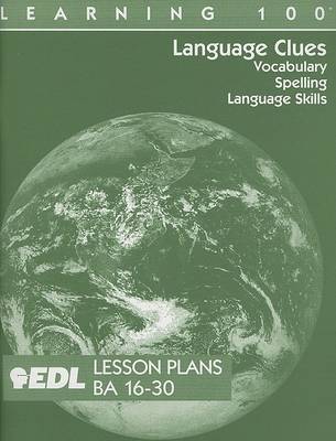 Cover of Language Clues Lesson Plans, BA 16-30