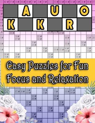 Book cover for Kakuro Easy Puzzles for Fun Focus and Relaxation