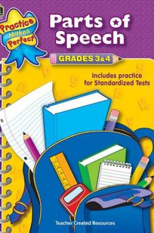 Cover of Parts of Speech Grades 3-4