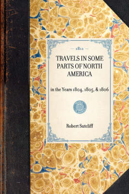 Book cover for Travels in Some Parts of North America