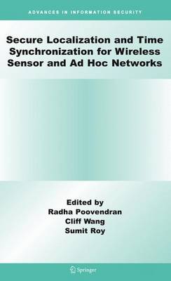 Book cover for Secure Localization and Time Synchronization for Wireless Sensor and AD Hoc Networks