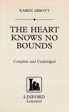 Book cover for The Heart Knows No Bounds