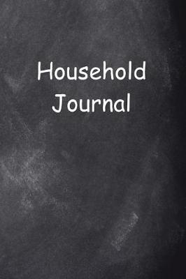 Cover of Household Journal Chalkboard Design