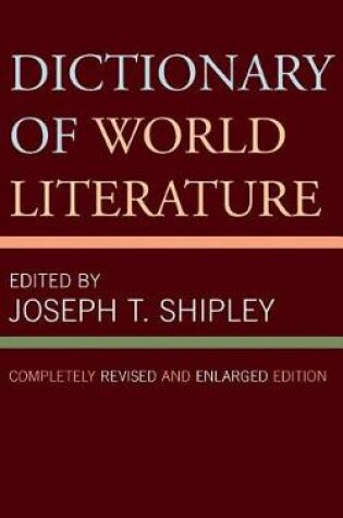 Cover of Dictionary of World Literature
