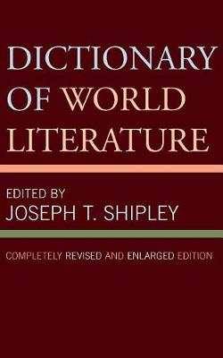 Book cover for Dictionary of World Literature