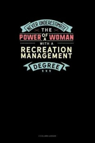 Cover of Never Underestimate The Power Of A Woman With A Recreation Management Degree