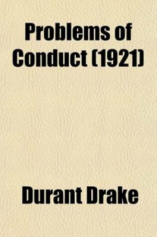 Cover of Problems of Conduct (1921)