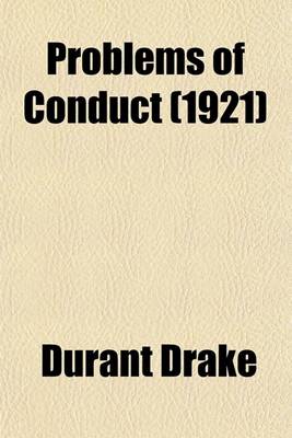 Book cover for Problems of Conduct (1921)