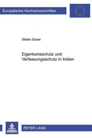 Cover of Eigentumsschutz Und Verfassungsstruktur in Indien