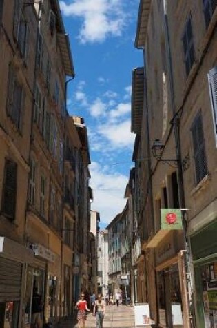 Cover of Narrow Shopping Street in Avignon, France Journal