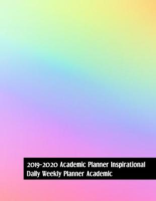Book cover for 2019-2020 Academic Planner Inspirational