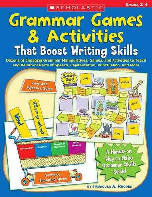 Book cover for Grammar Games & Activities That Boost Writing Skills