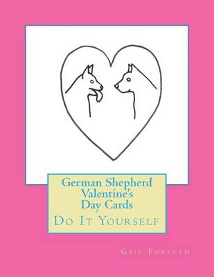 Book cover for German Shepherd Valentine's Day Cards