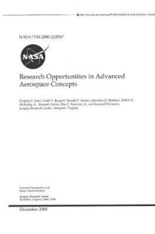 Cover of Research Opportunities in Advanced Aerospace Concepts