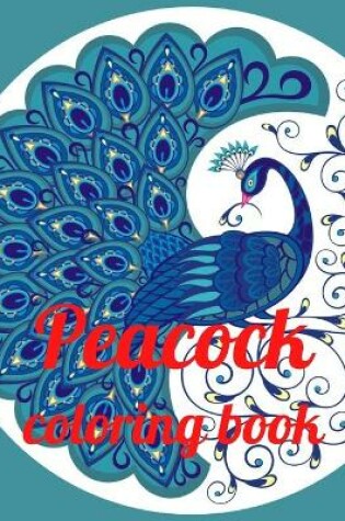 Cover of Peacock coloring book