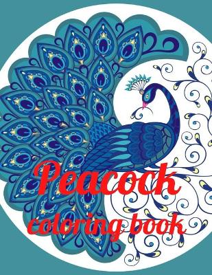 Book cover for Peacock coloring book