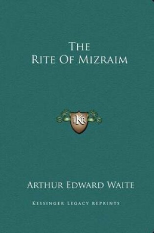 Cover of The Rite of Mizraim
