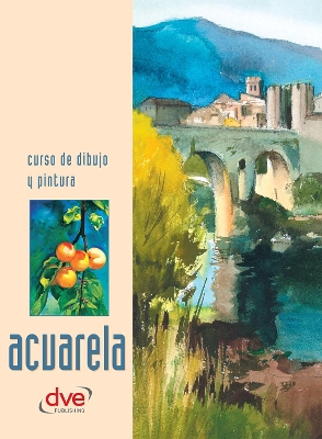 Book cover for Curso de dibujo y pintura. Acuarela