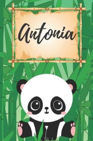 Cover of personalisiertes Notizbuch Panda / Malbuch / Kritzelbuch / Tagebuch / Journal / Notizheft / DIN A5 / Geschenke Antonia