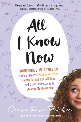 Book cover for All I Know Now