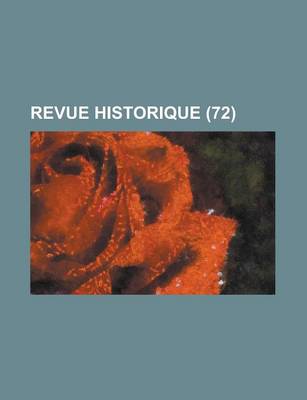 Book cover for Revue Historique (72)