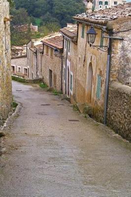 Book cover for A Narrow Alley on a Hill in Mallorca, Spain Journal