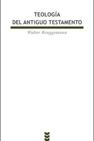 Cover of Teologia del Antiguo Testamento