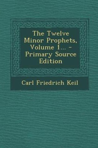 Cover of The Twelve Minor Prophets, Volume 1... - Primary Source Edition