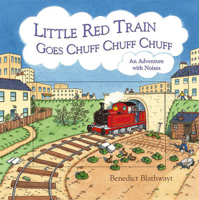 Book cover for The Little Red Train Goes Chuff, Chuff, Chuff