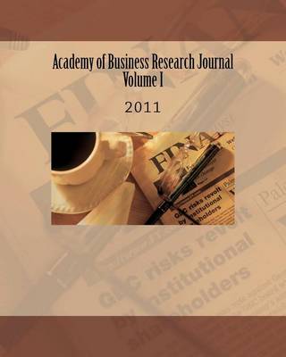 Book cover for Academy of Business Research Journal Volume I 2011