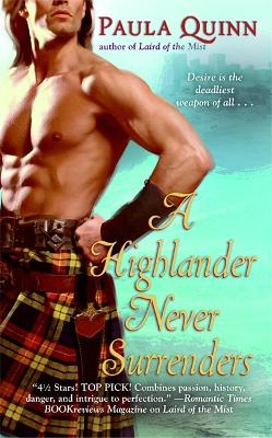 Book cover for A Highlander Never Surrenders