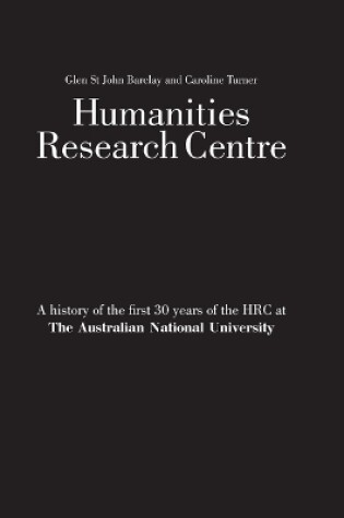 Cover of Humanities Research Centre