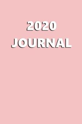 Book cover for 2020 Journal Baby Pink Color 204 Pages 204 Pages