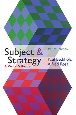 Book cover for Subject and Strategy, 12th Edition
