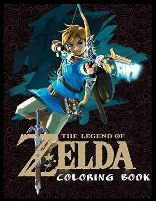 Book cover for The Legend Of Zelda Coloring Book