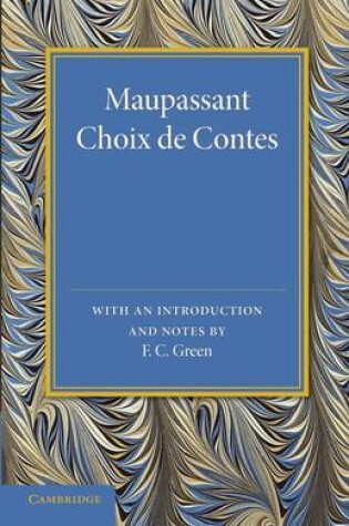 Cover of Maupassant: Choix de Contes