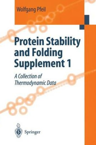 Cover of Protein Stability and Folding