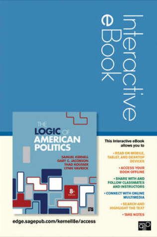 Cover of The Logic of American Politics Interactive eBook