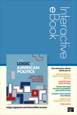 Book cover for The Logic of American Politics Interactive eBook