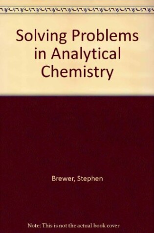 Cover of Solving Problems in Analytical Chemistry