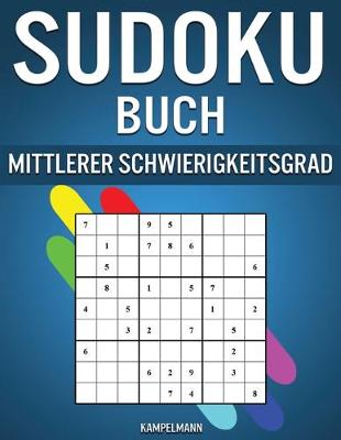Book cover for Sudoku Buch Mittlerer Schwierigkeitsgrad