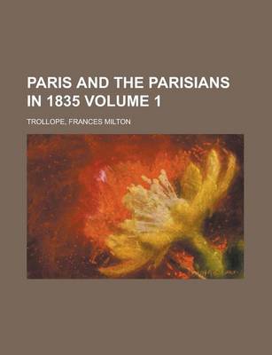 Book cover for Paris and the Parisians in 1835