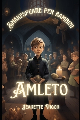 Book cover for Amleto Shakespeare per bambini