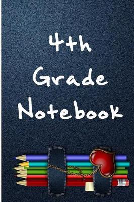 Book cover for 4th Grade Notebook