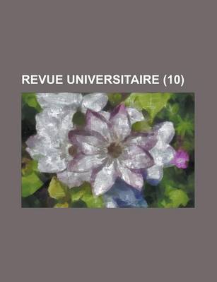 Book cover for Revue Universitaire (10)