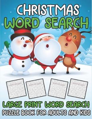 Book cover for Christmas Word Search Large Print Word Search Puzzle Book for Everyone